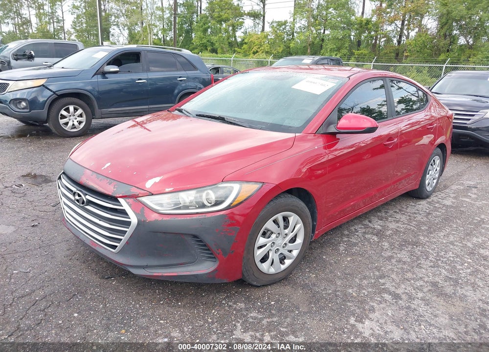 2017 HYUNDAI ELANTRA SE VIN: KMHD74LF1HU098525