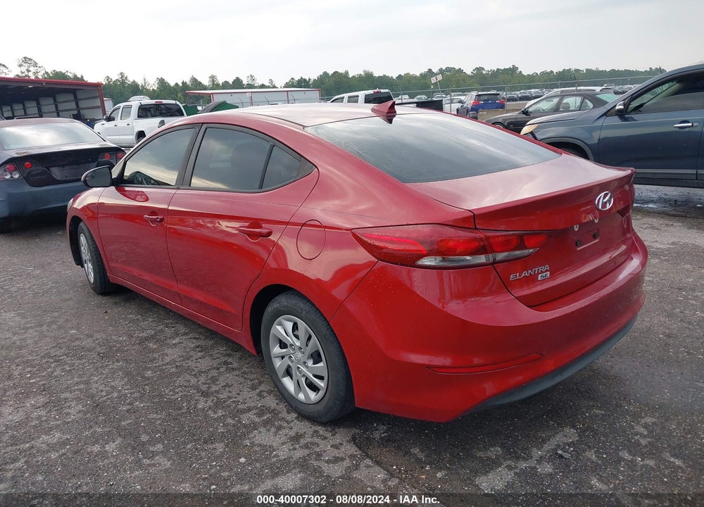 2017 HYUNDAI ELANTRA SE VIN: KMHD74LF1HU098525