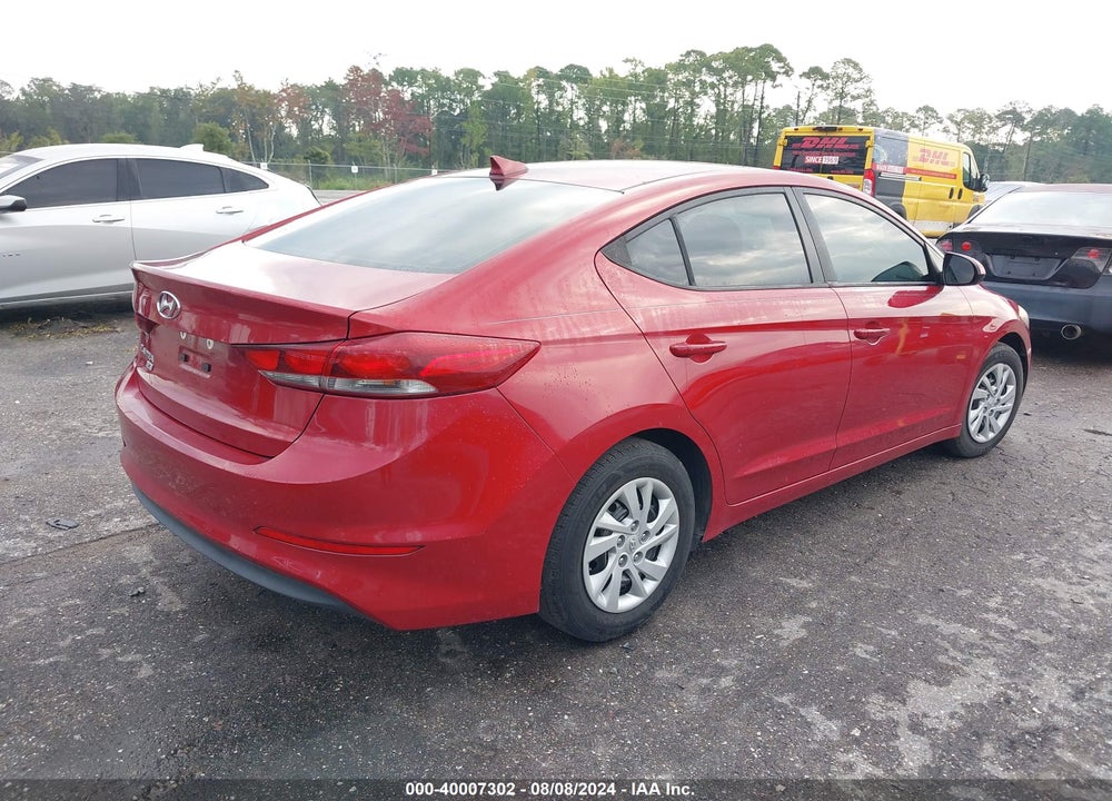 2017 HYUNDAI ELANTRA SE VIN: KMHD74LF1HU098525