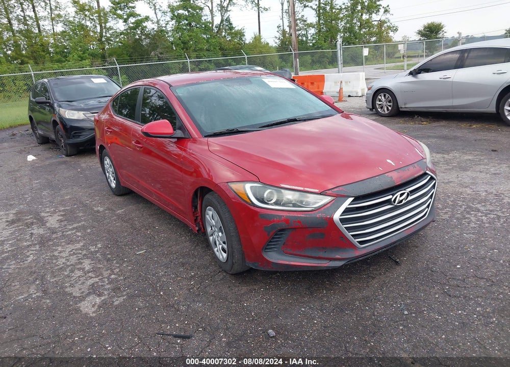 2017 HYUNDAI ELANTRA SE VIN: KMHD74LF1HU098525