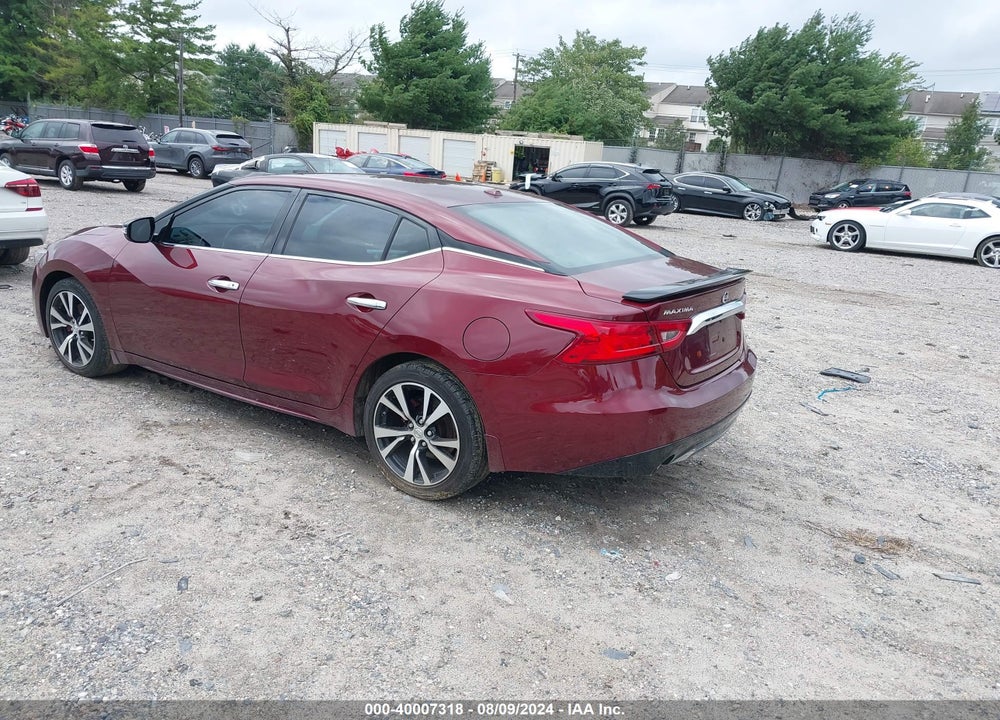 2017 NISSAN MAXIMA 3.5 SR VIN: 1N4AA6AP5HC408560