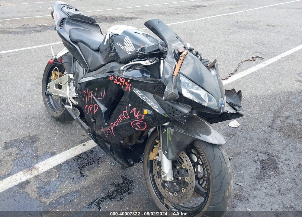 2003 HONDA CBR600 RR VIN: JH2PC37043M003193