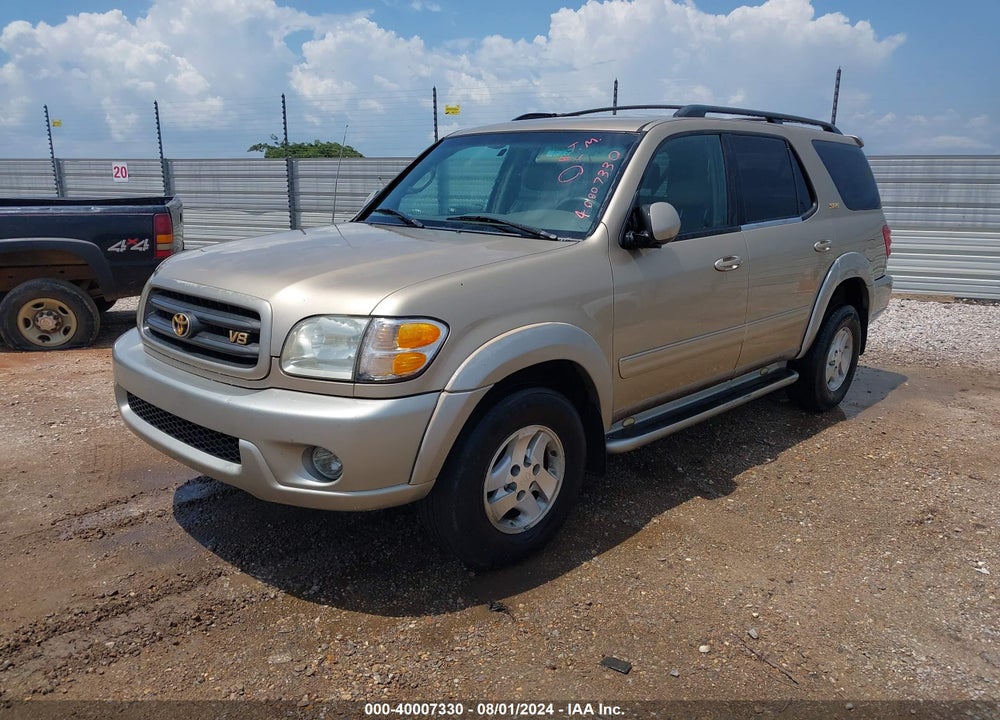 2002 TOYOTA SEQUOIA SR5 VIN: 5TDZT34A62S088474
