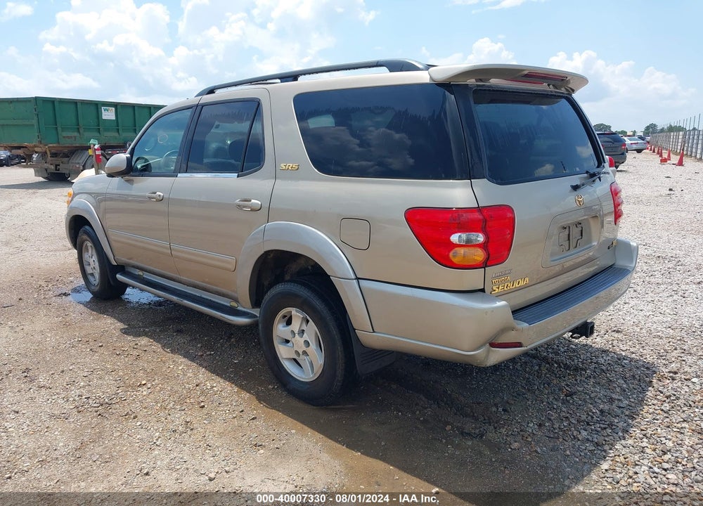 2002 TOYOTA SEQUOIA SR5 VIN: 5TDZT34A62S088474