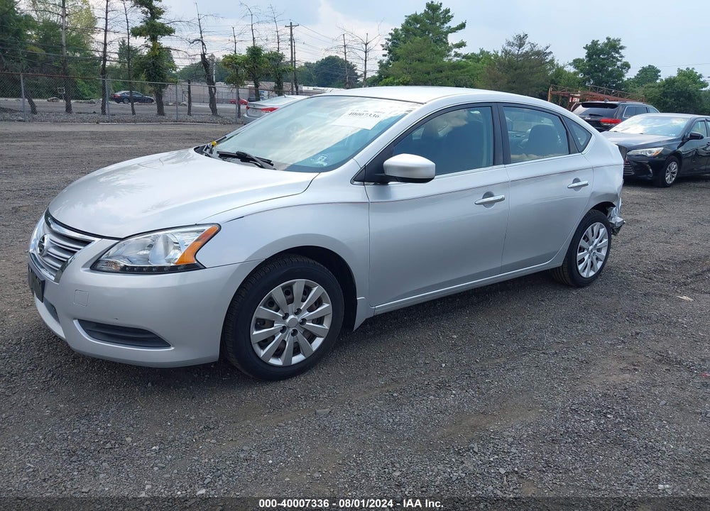2014 NISSAN SENTRA SV VIN: 3N1AB7AP8EY313932