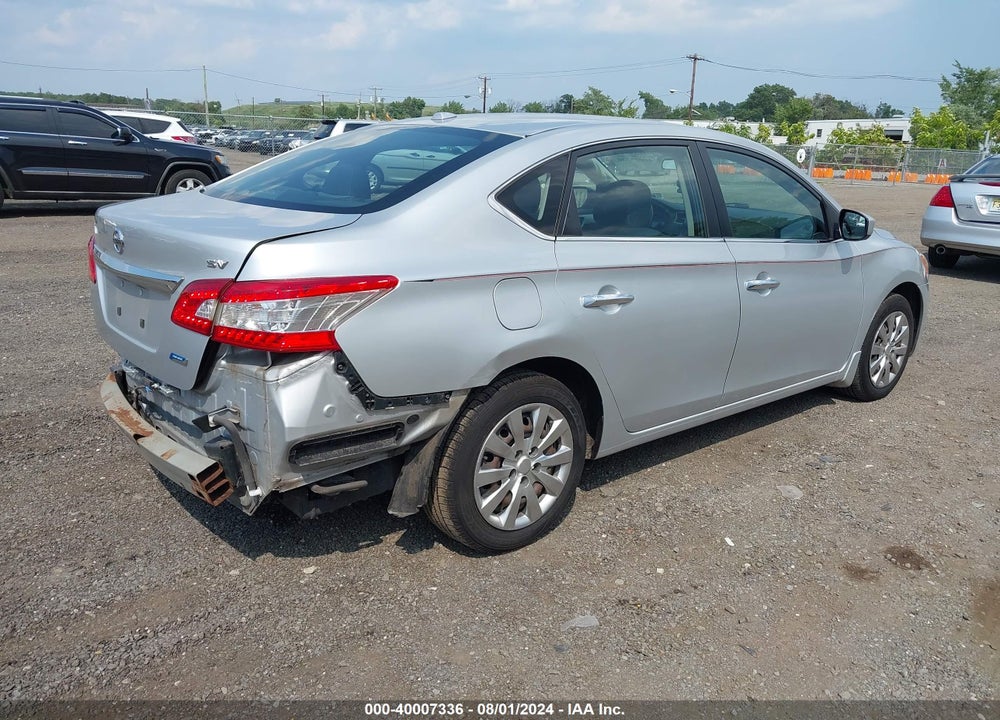 2014 NISSAN SENTRA SV VIN: 3N1AB7AP8EY313932
