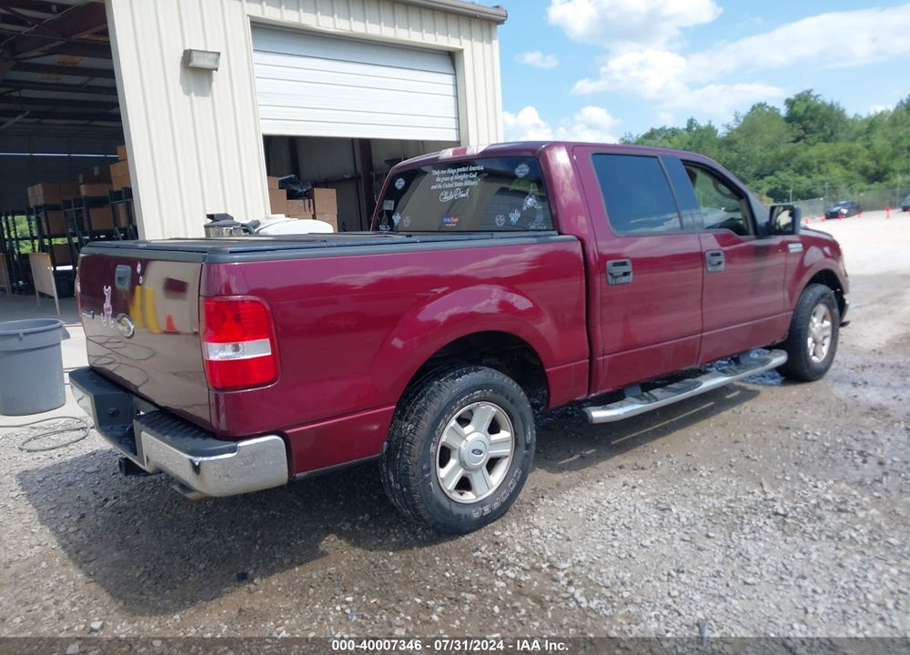 2004 FORD F-150 XLT VIN: 1FTRW12W64KD43158