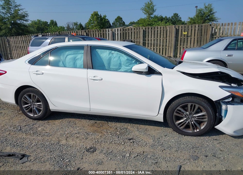 2016 TOYOTA CAMRY SE VIN: 4T1BF1FKXGU204650