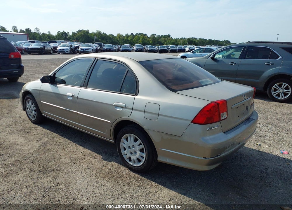 2004 HONDA CIVIC LX VIN: 2HGES16514H551422