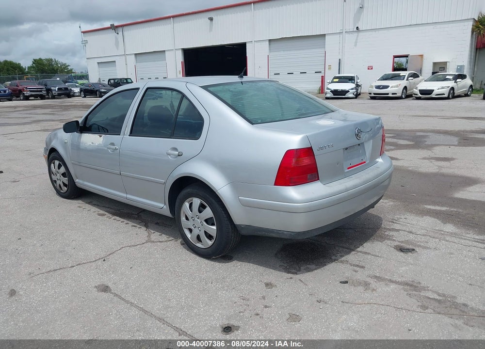 2002 VOLKSWAGEN JETTA VIN: 3VWSD69M72N167187