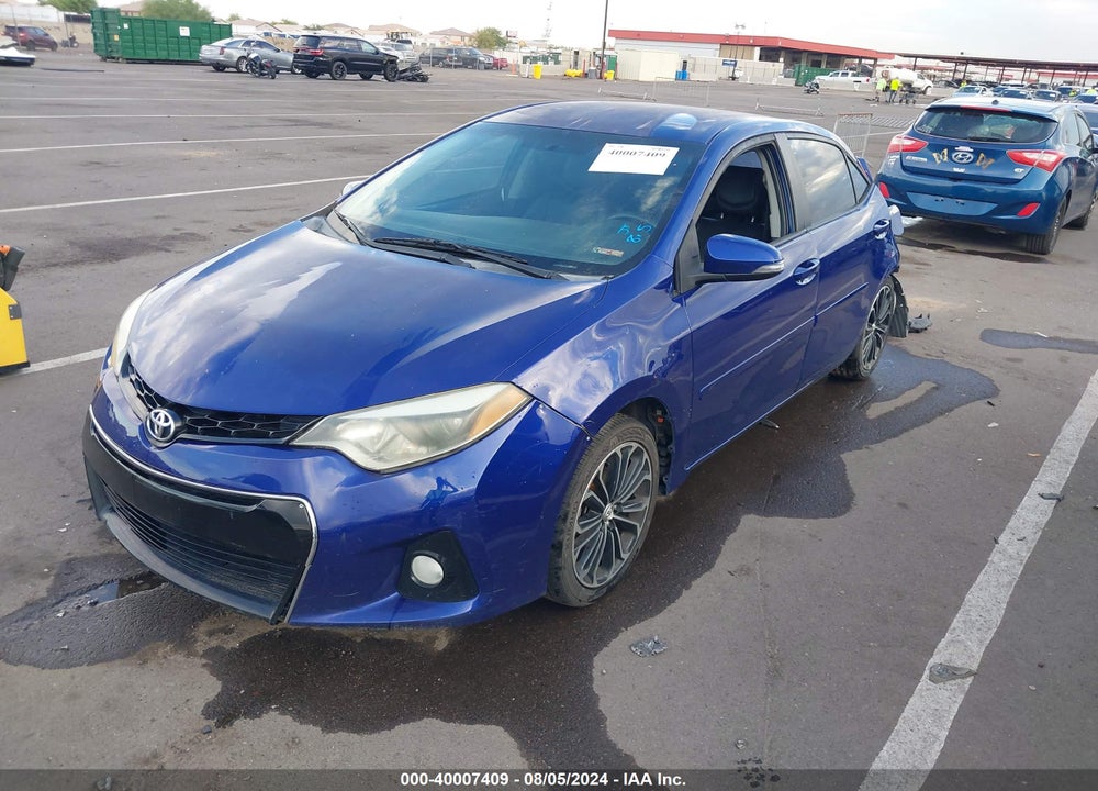 2014 TOYOTA COROLLA S PLUS VIN: 2T1BURHEXEC216775