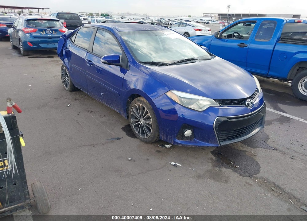 2014 TOYOTA COROLLA S PLUS VIN: 2T1BURHEXEC216775