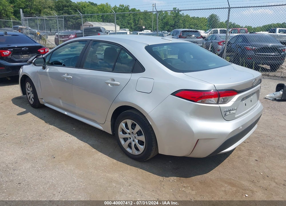 2021 TOYOTA COROLLA LE VIN: 5YFEPMAE1MP221573