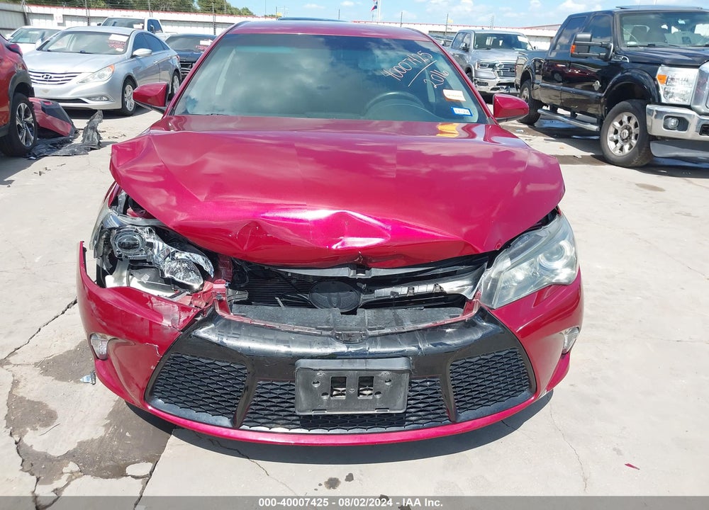 2016 TOYOTA CAMRY SE VIN: 4T1BF1FK3GU597021