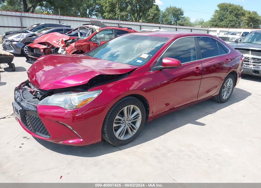 2016 TOYOTA CAMRY SE VIN: 4T1BF1FK3GU597021