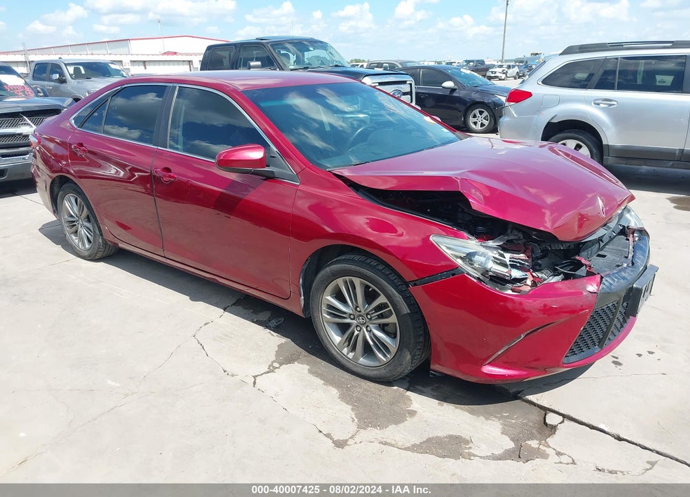2016 TOYOTA CAMRY SE VIN: 4T1BF1FK3GU597021