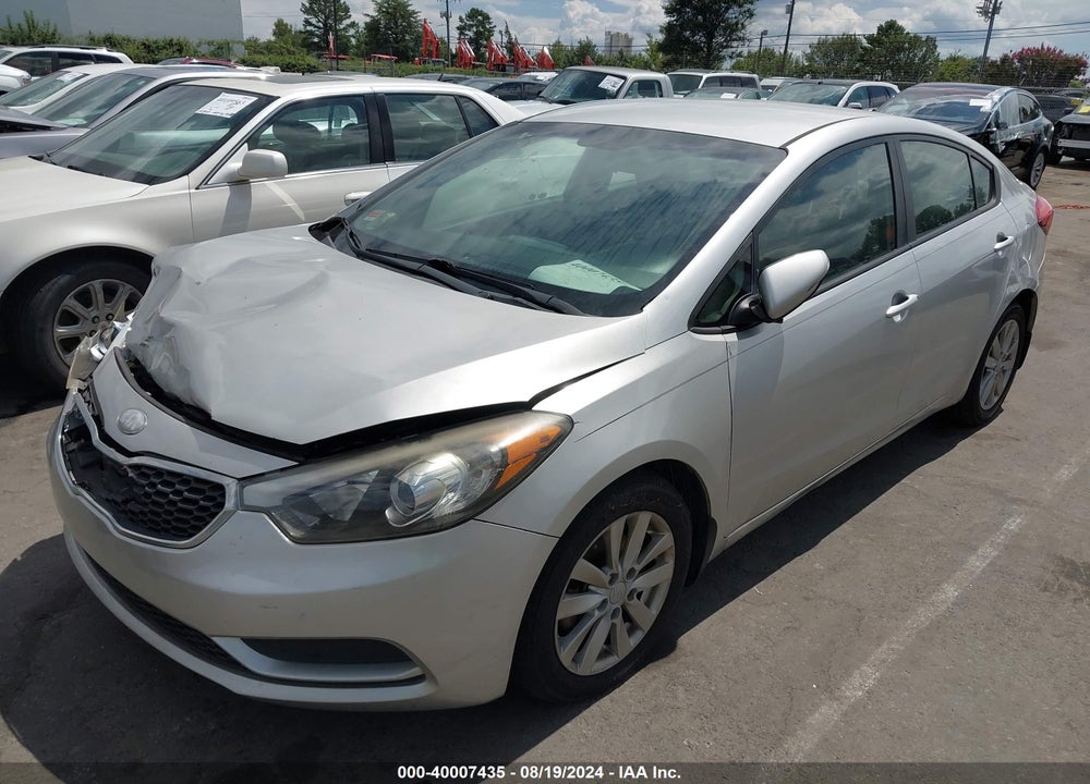 2014 KIA FORTE LX VIN: KNAFX4A64E5080619
