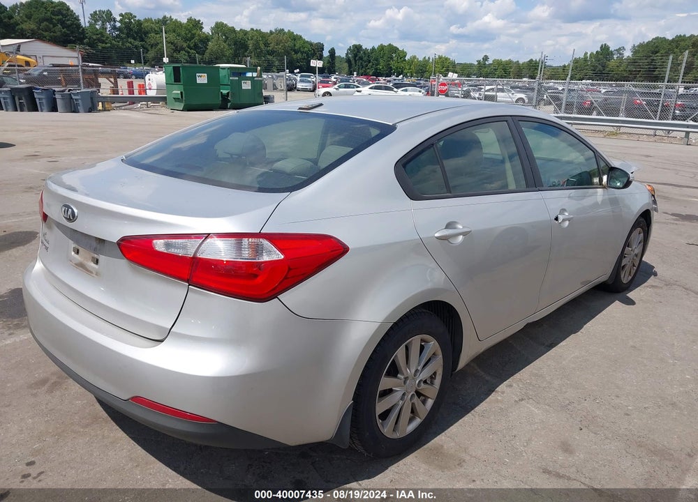 2014 KIA FORTE LX VIN: KNAFX4A64E5080619