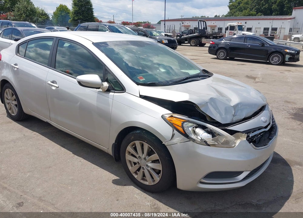 2014 KIA FORTE LX VIN: KNAFX4A64E5080619