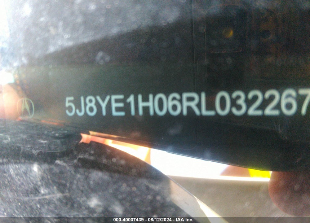 2024 ACURA MDX VIN: 5J8YE1H06RL032267
