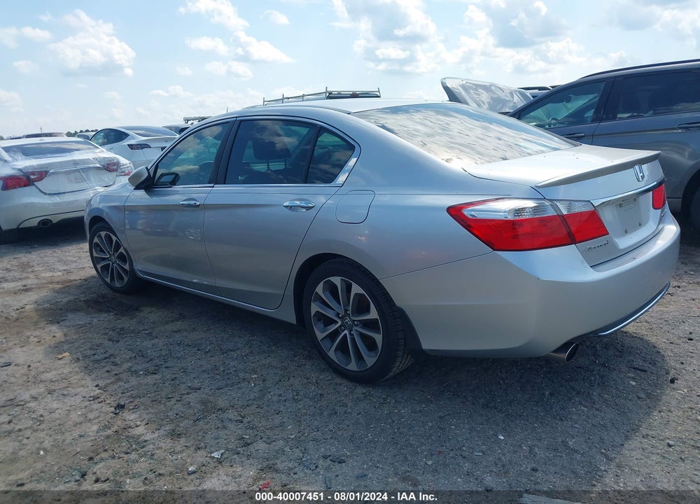 2015 HONDA ACCORD SPORT VIN: 1HGCR2F54FA044928