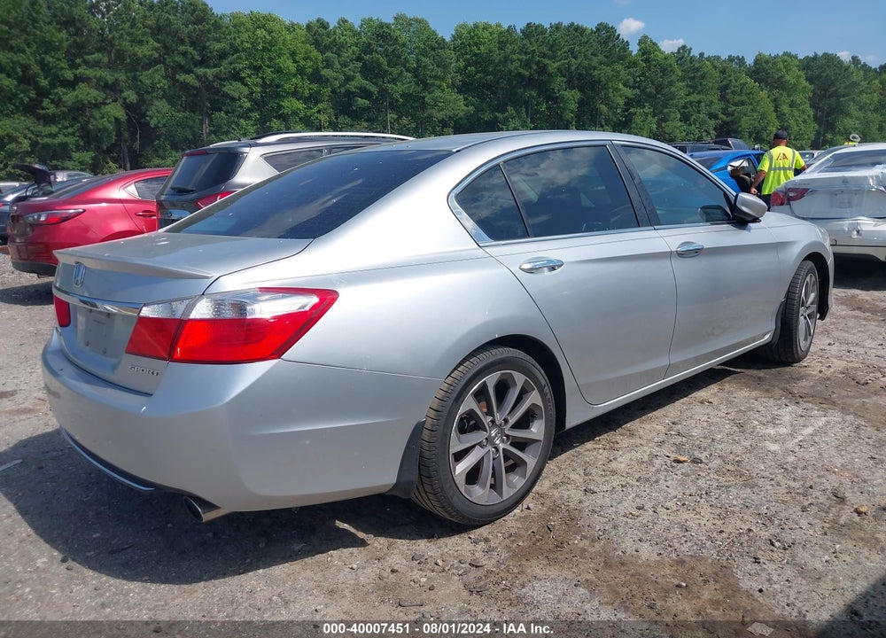 2015 HONDA ACCORD SPORT VIN: 1HGCR2F54FA044928