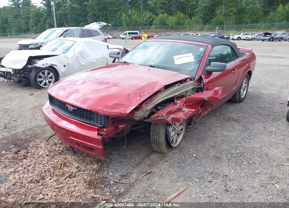 2006 FORD MUSTANG V6 VIN: 1ZVFT84N765163985