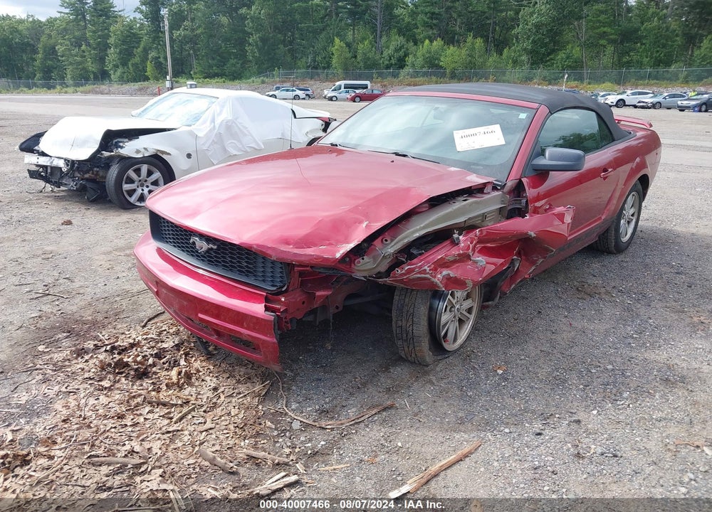 2006 FORD MUSTANG V6 VIN: 1ZVFT84N765163985