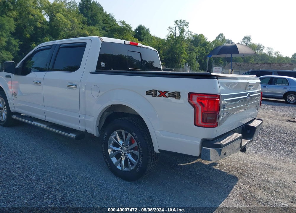 2015 FORD F-150 KING RANCH VIN: 1FTEW1EG6FFC38618