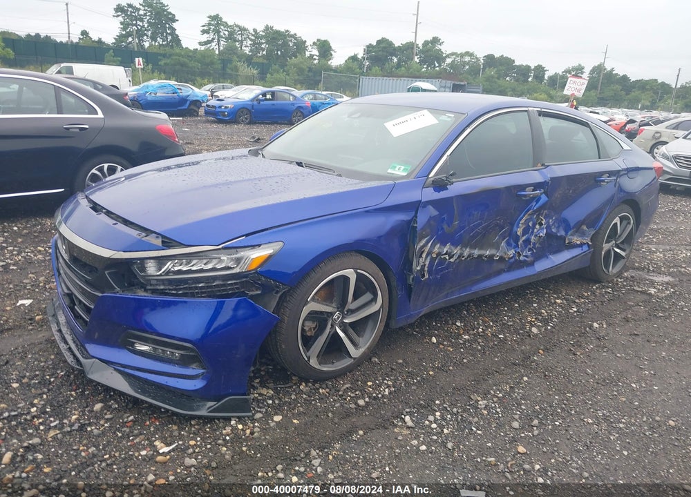 2018 HONDA ACCORD SPORT VIN: 1HGCV1F3XJA025460