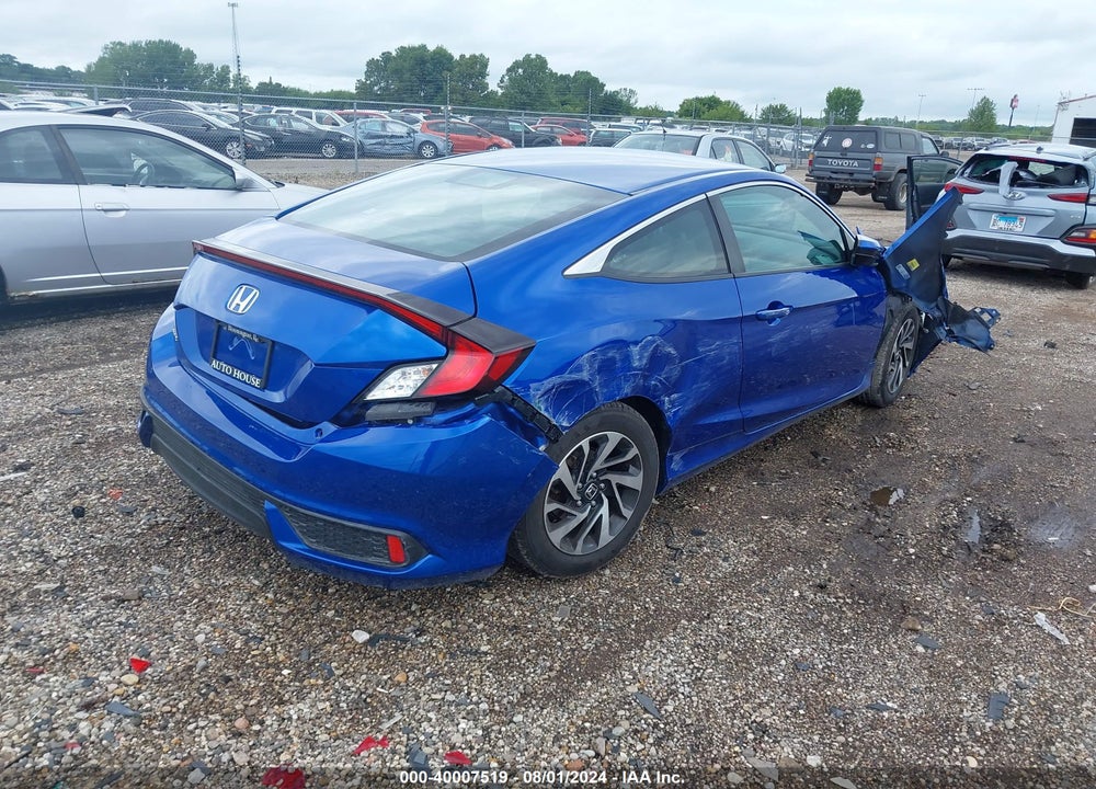 2018 HONDA CIVIC LX VIN: 2HGFC4B57JH302577