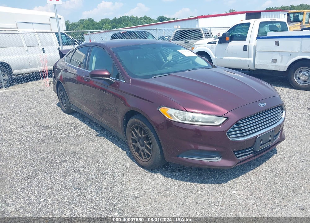 2013 FORD FUSION S VIN: 3FA6P0G76DR135407