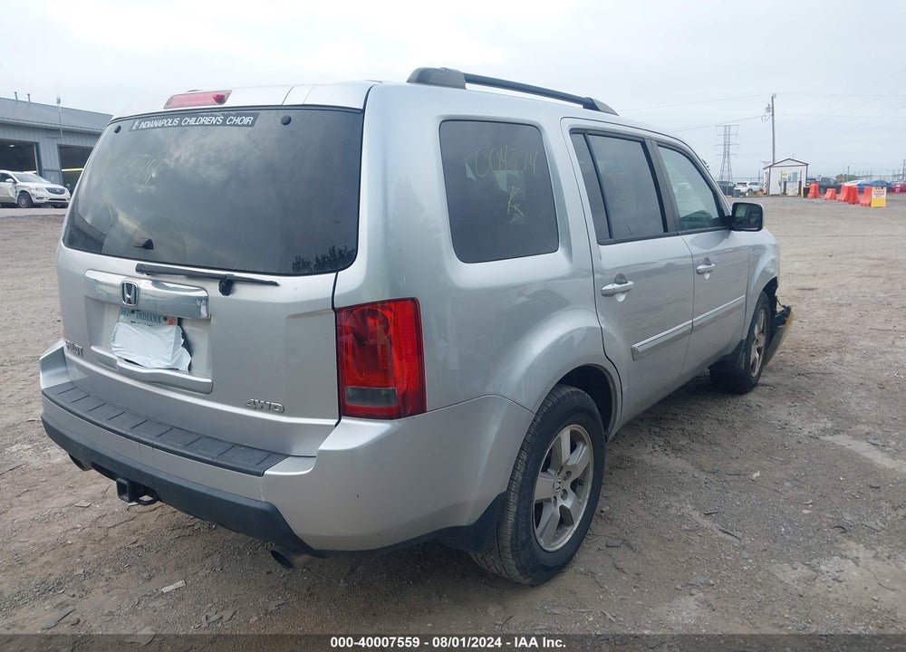 2011 HONDA PILOT EX-L VIN: 5FNYF4H58BB004374