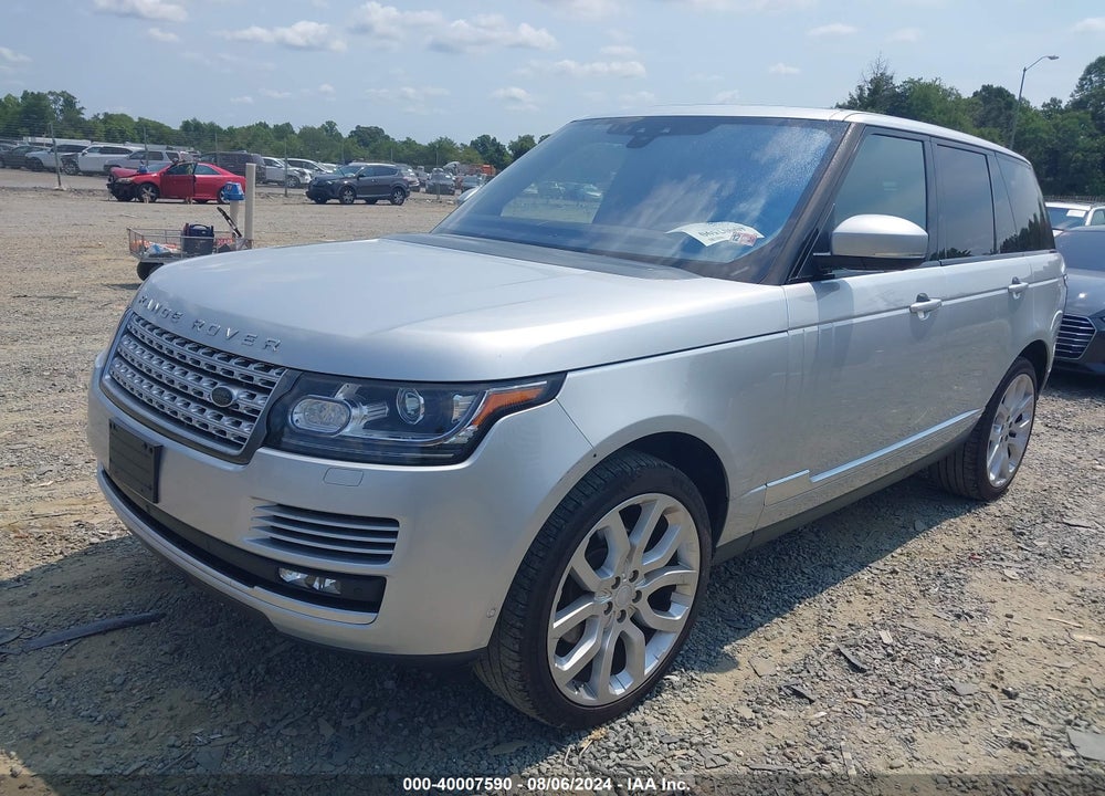 2017 LAND ROVER RANGE ROVER 3.0L V6 TURBOCHARGED DIESEL HSE TD6 VIN: SALGS2FK3HA347835
