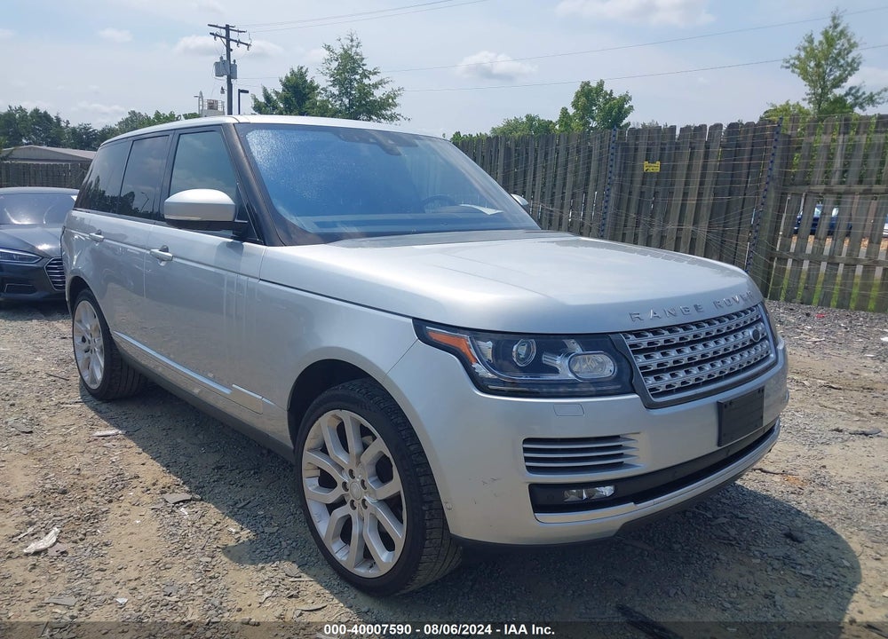 2017 LAND ROVER RANGE ROVER 3.0L V6 TURBOCHARGED DIESEL HSE TD6 VIN: SALGS2FK3HA347835