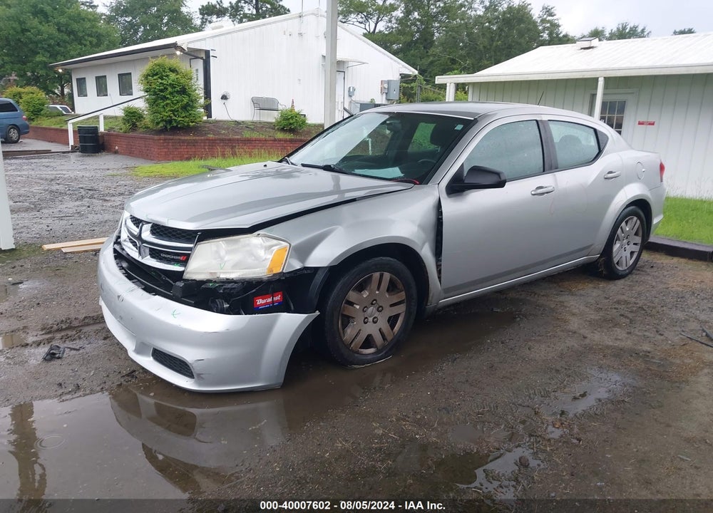 2012 DODGE AVENGER SE VIN: 1C3CDZAB4CN138111