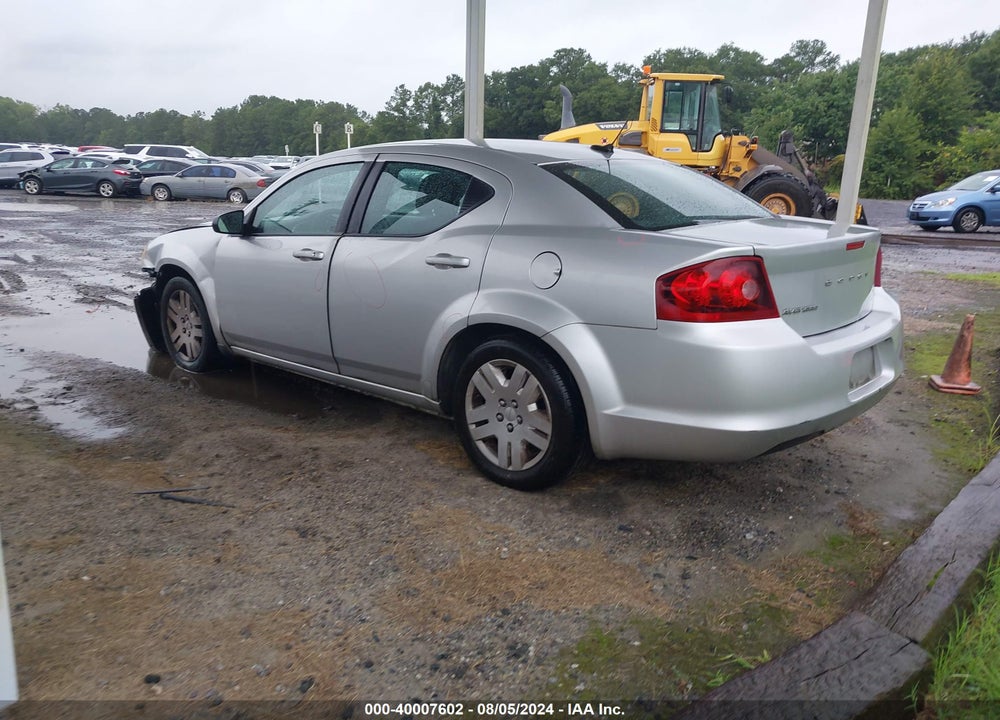 2012 DODGE AVENGER SE VIN: 1C3CDZAB4CN138111