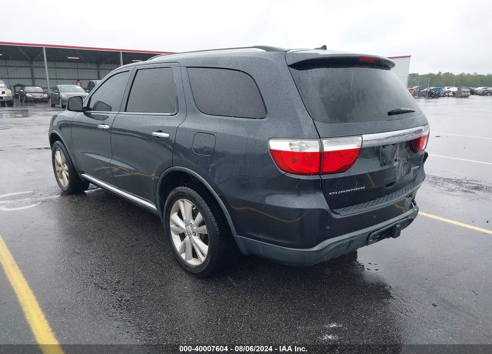 2013 DODGE DURANGO CREW VIN: 1C4RDHDG2DC658098