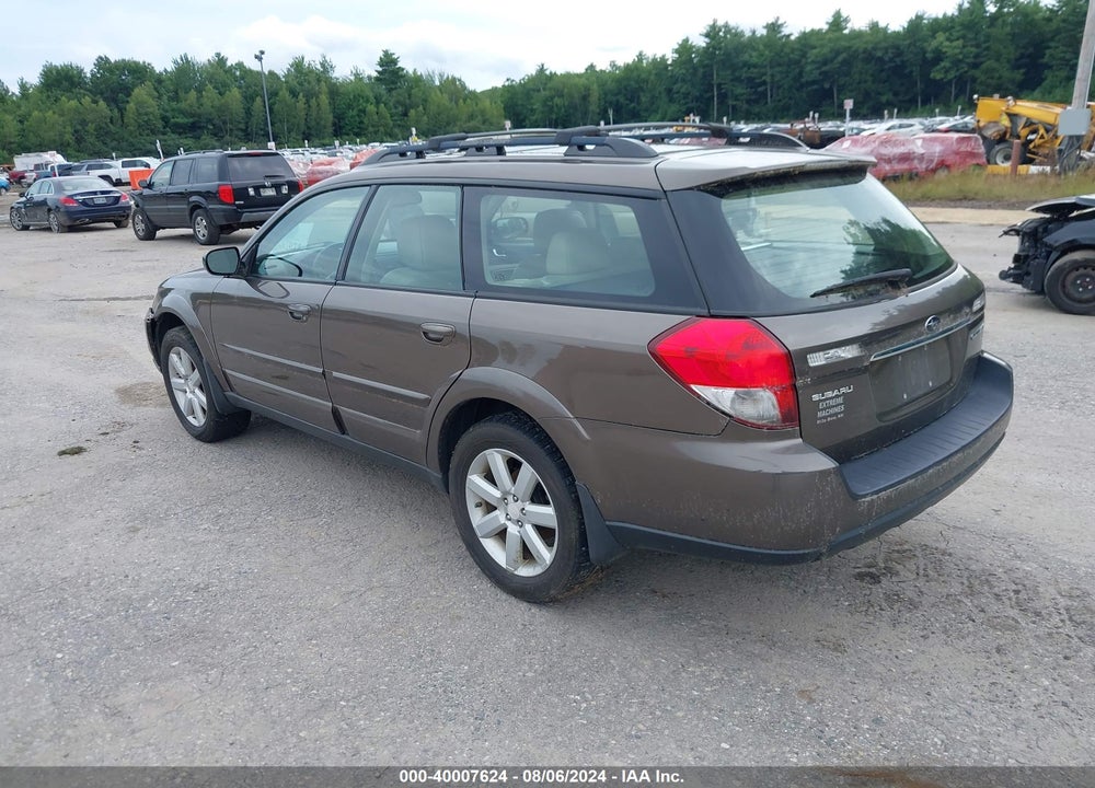 2008 SUBARU OUTBACK 2.5I LIMITED/2.5I LIMITED L.L. BEAN EDITION VIN: 4S4BP62C687308996