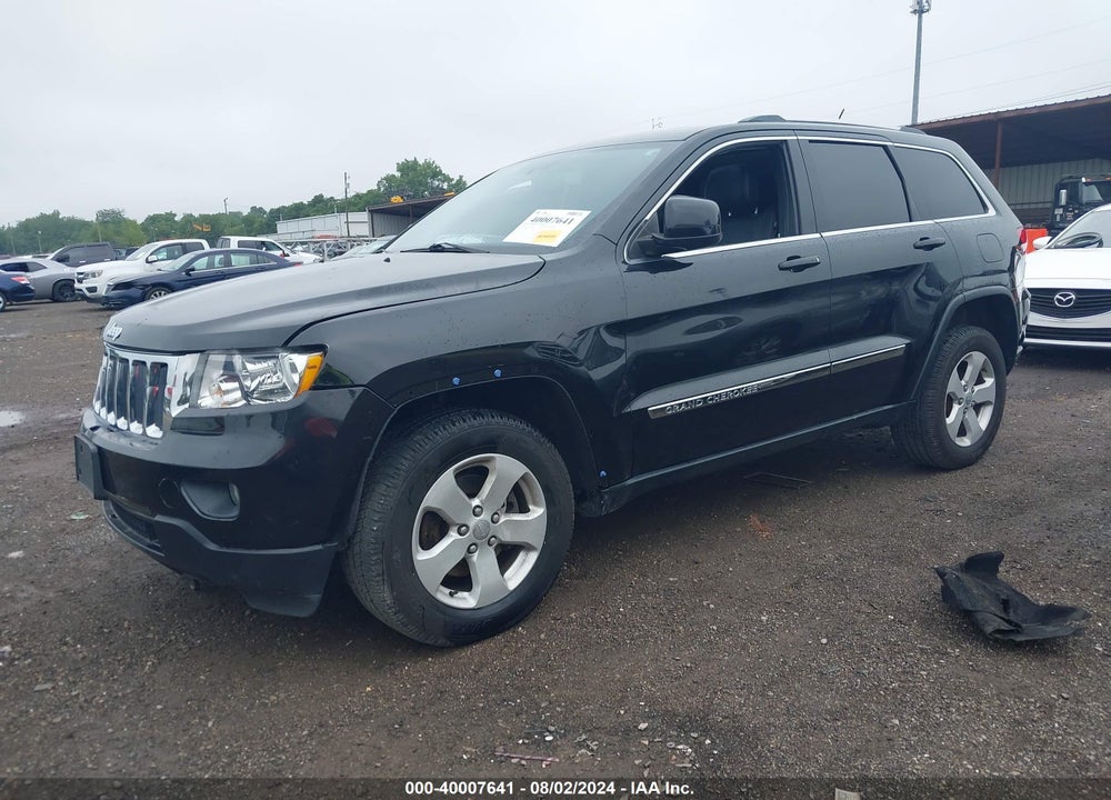 2012 JEEP GRAND CHEROKEE LAREDO VIN: 1C4RJFAG6CC291724