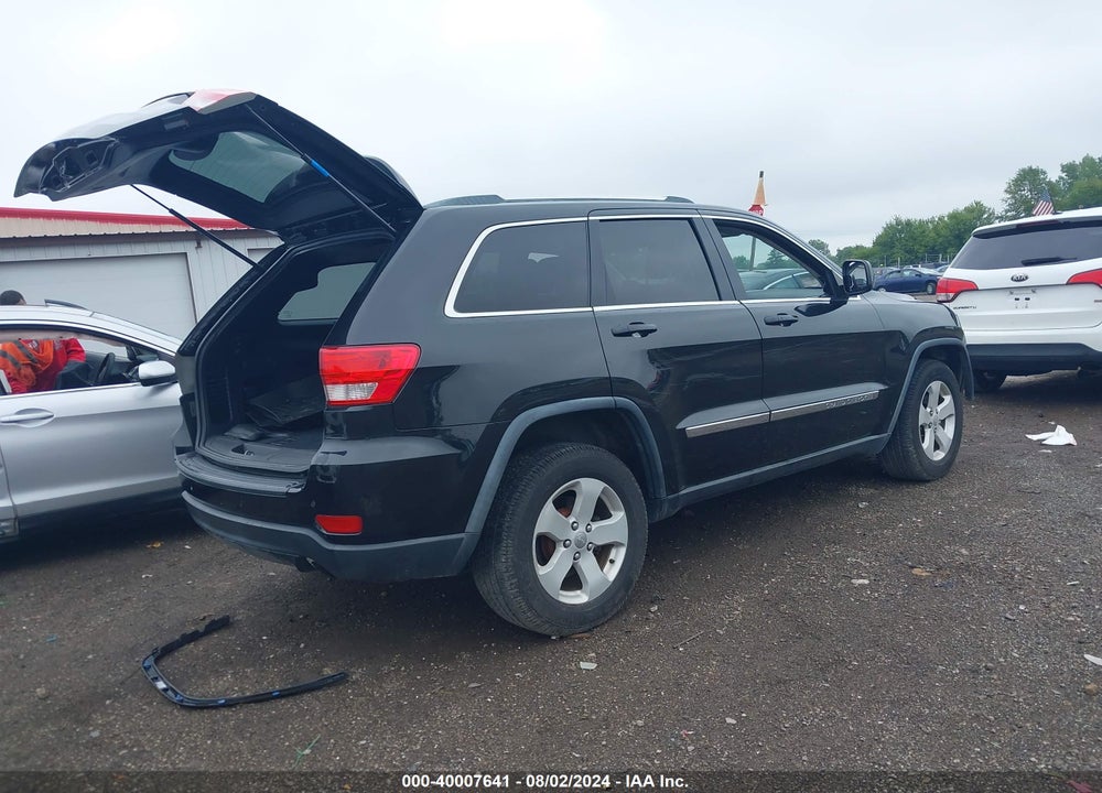 2012 JEEP GRAND CHEROKEE LAREDO VIN: 1C4RJFAG6CC291724
