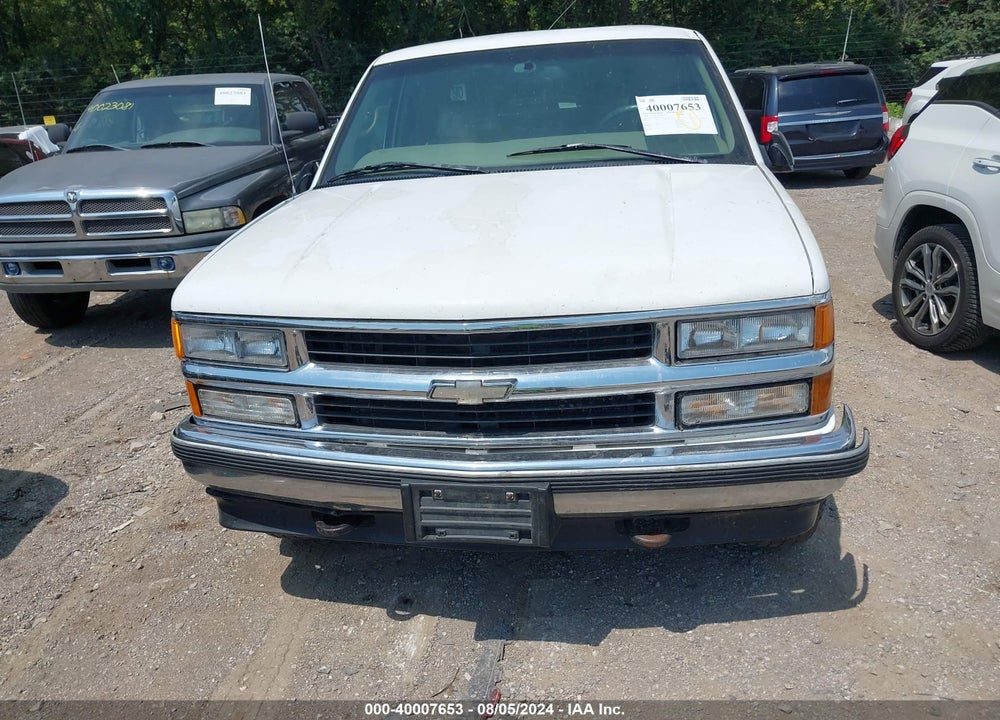 1998 CHEVROLET K1500 FLEETSIDE VIN: 2GCEK19RXW1222212