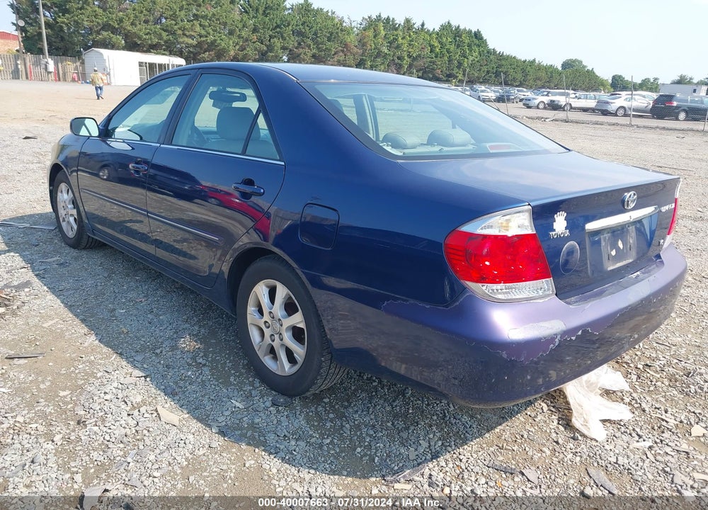2005 TOYOTA CAMRY XLE V6 VIN: 4T1BF30K95U104816