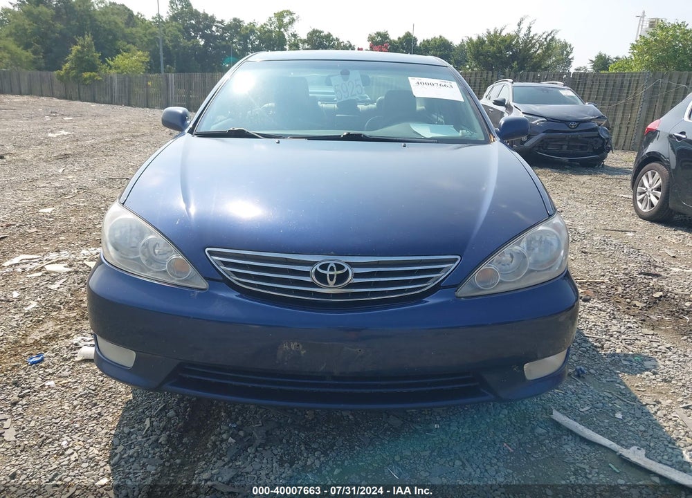 2005 TOYOTA CAMRY XLE V6 VIN: 4T1BF30K95U104816