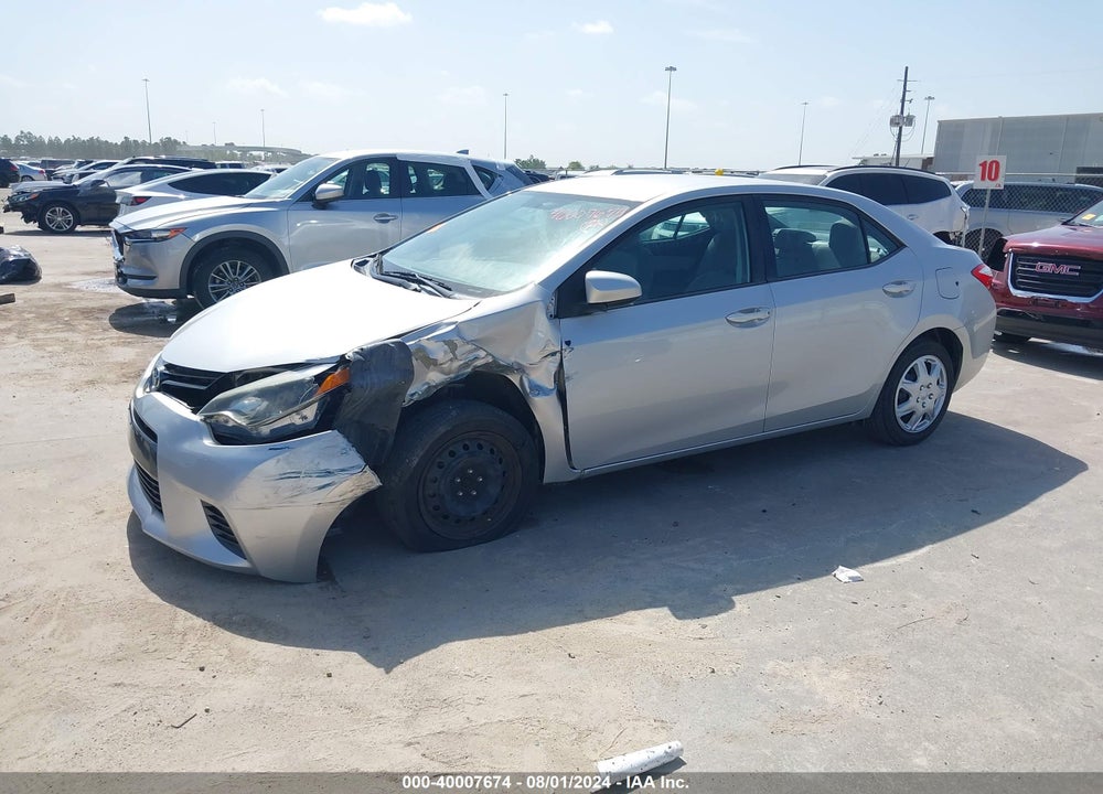 2015 TOYOTA COROLLA LE VIN: 5YFBURHE5FP251614