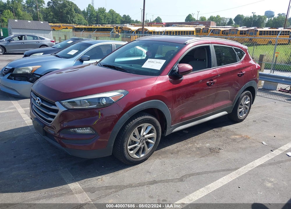 2018 HYUNDAI TUCSON SEL VIN: KM8J33A45JU662080