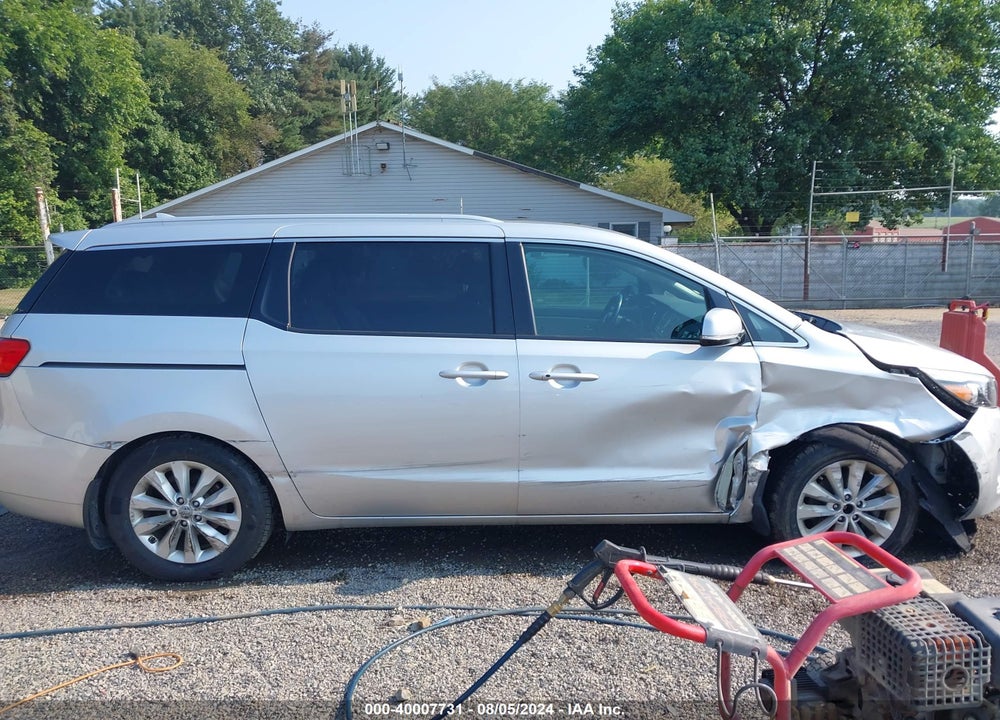 2016 KIA SEDONA EX VIN: KNDMC5C12G6147728