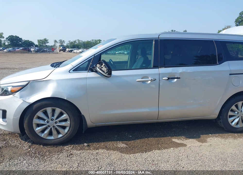 2016 KIA SEDONA EX VIN: KNDMC5C12G6147728