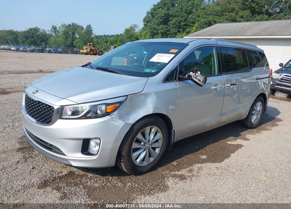 2016 KIA SEDONA EX VIN: KNDMC5C12G6147728