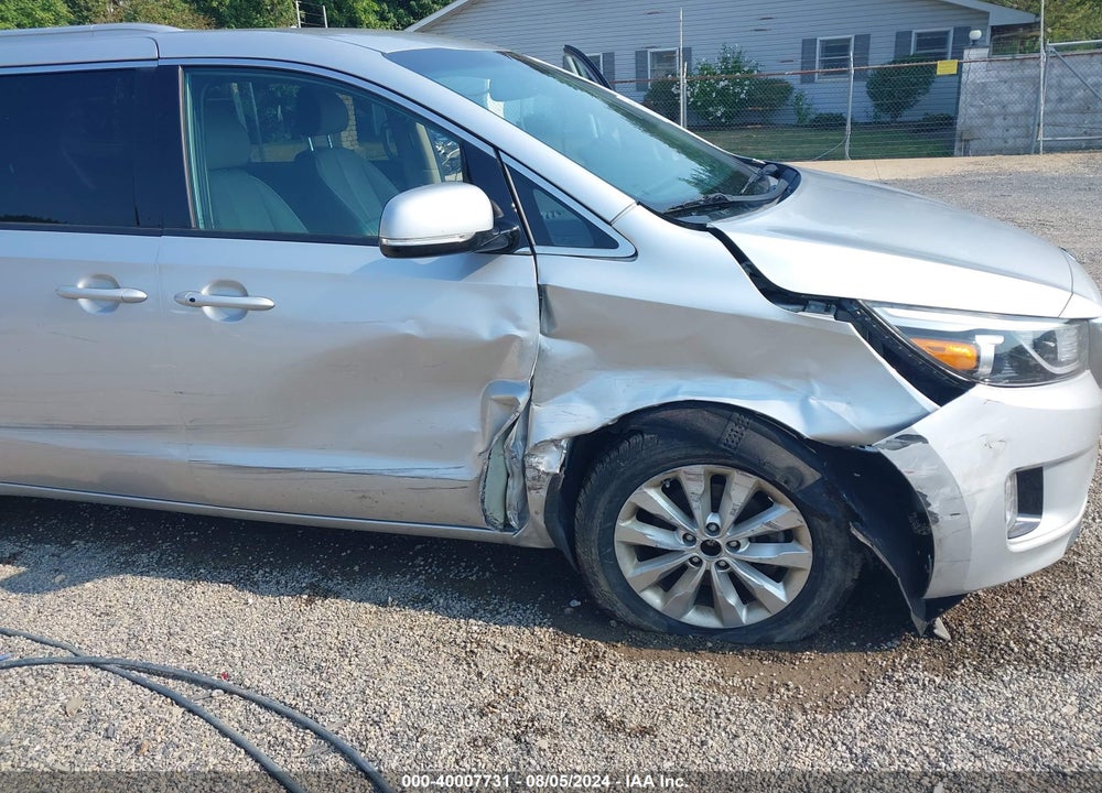 2016 KIA SEDONA EX VIN: KNDMC5C12G6147728